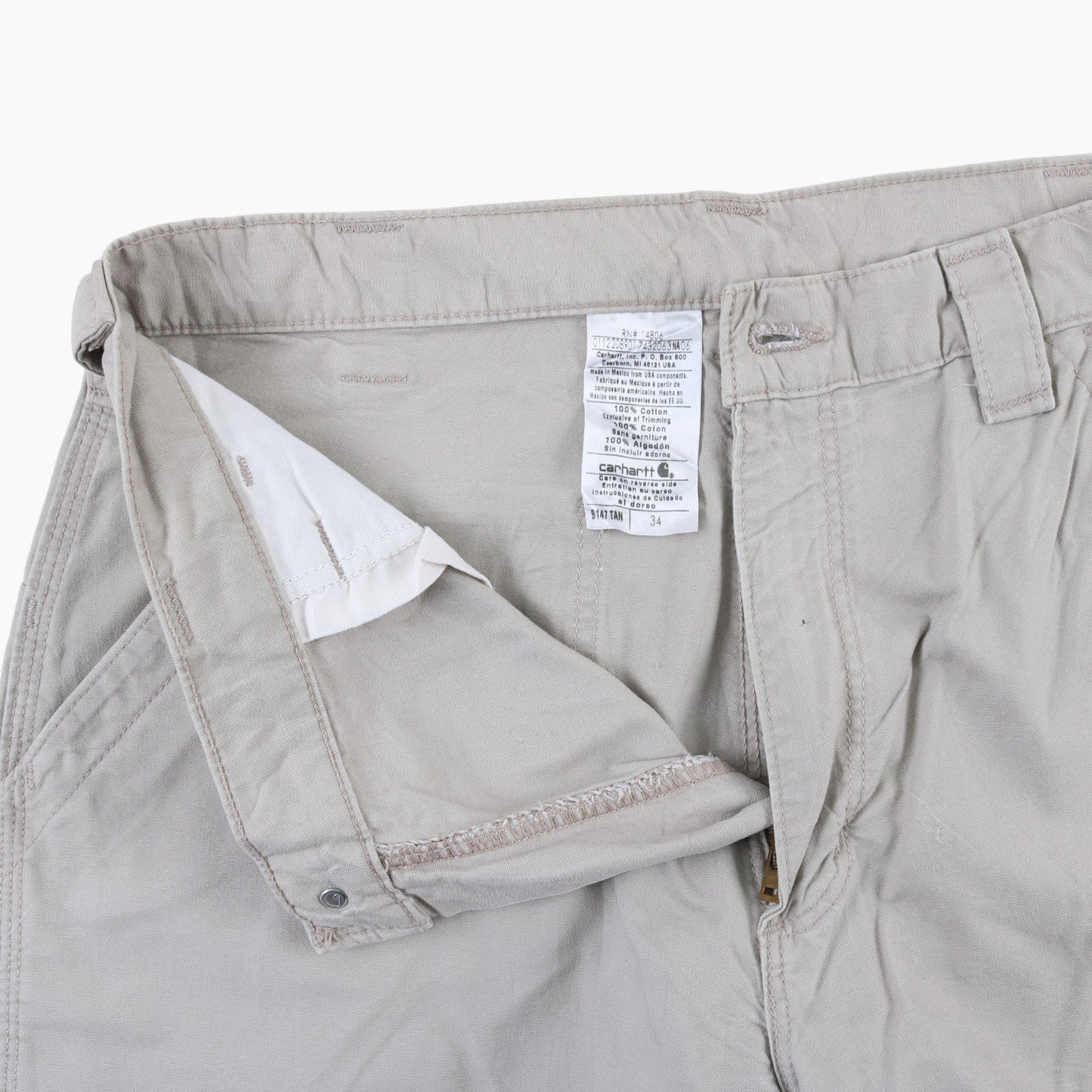 Carpenter Shorts - Beige -34"