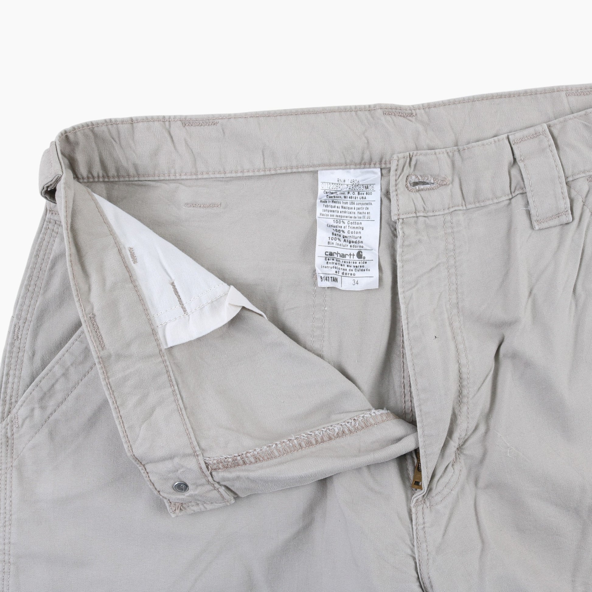 Carpenter Shorts - Beige -34"