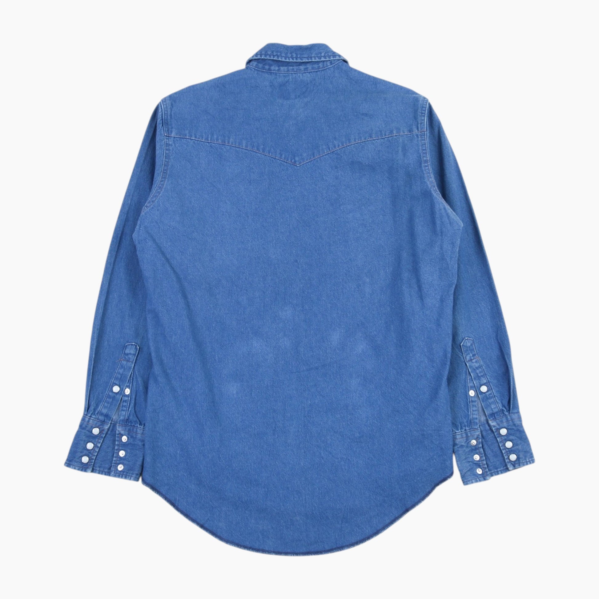 Western Denim Shirt - Blue