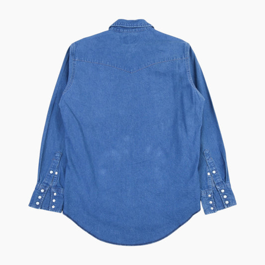 Western Denim Shirt - Blue