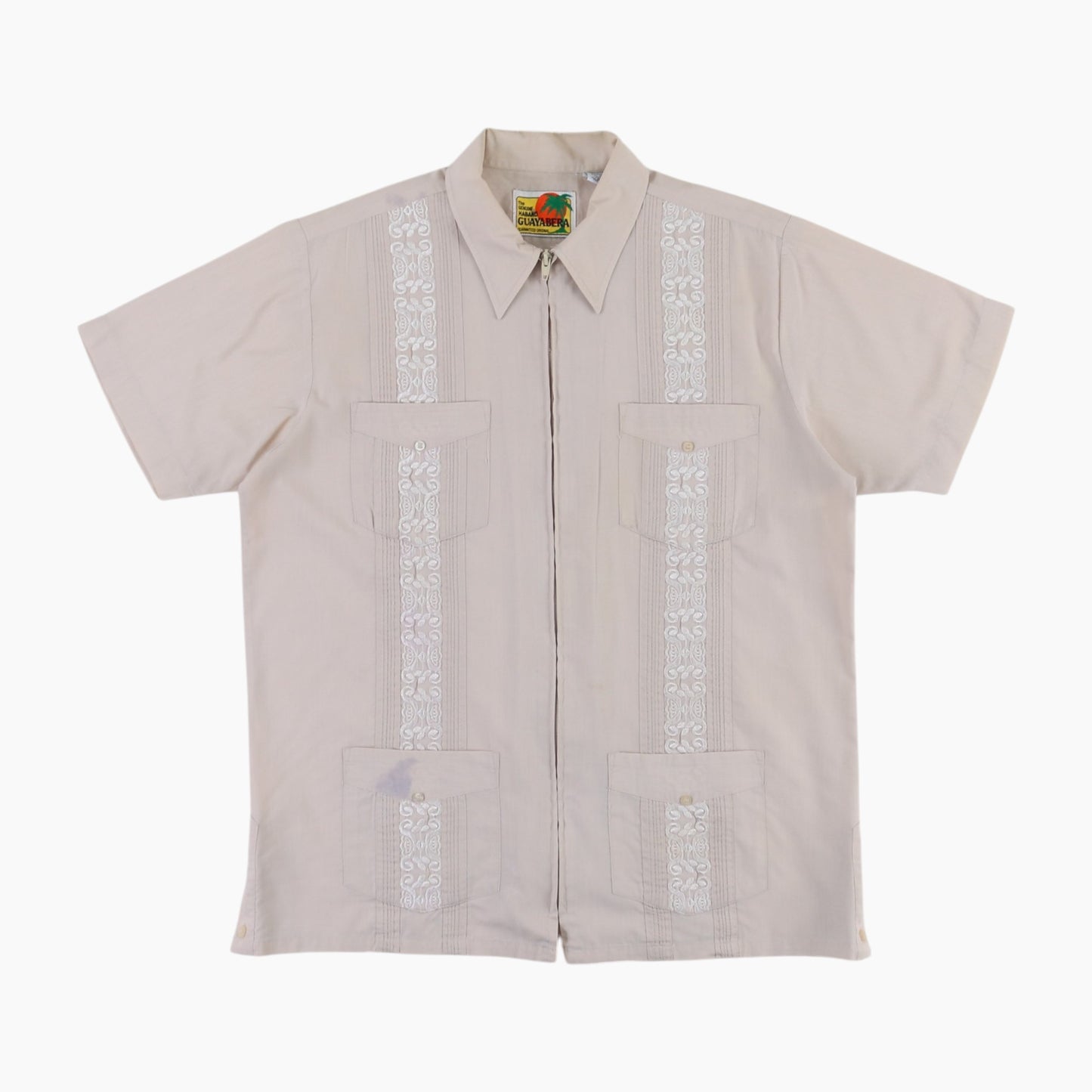 Vintage Cuban Guayabera Shirt