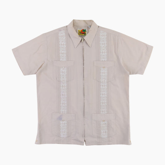Vintage Cuban Guayabera Shirt
