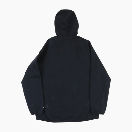 Zip Up Hooded Sweatshirt - Black