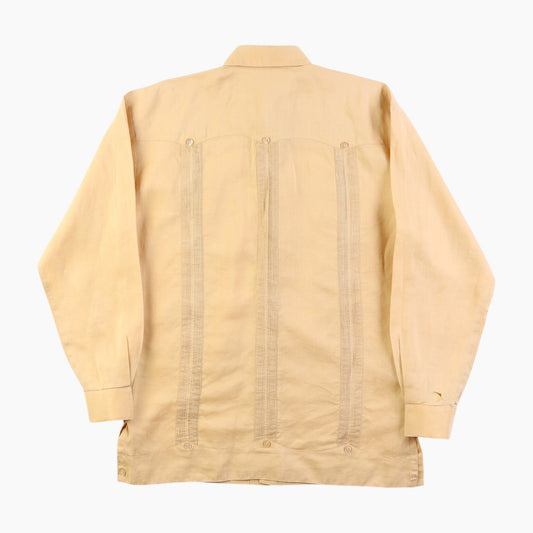 Vintage Cuban Guayabera Shirt