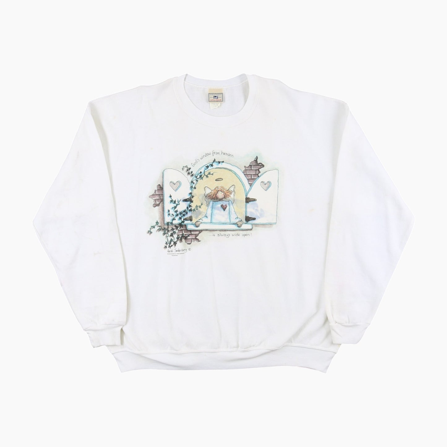 Lee 'God's Window From Heaven' Sweatshirt - White