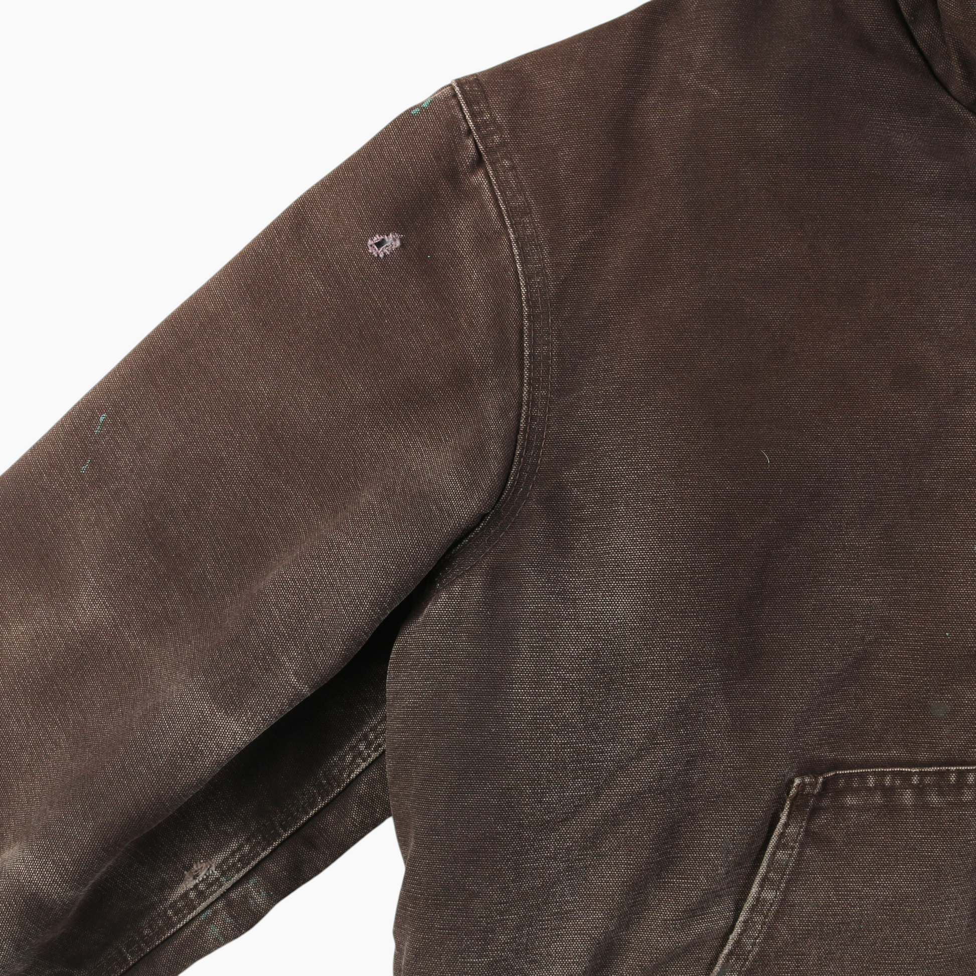 Hooded Active Jacket - Brown
