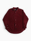 Vintage Shirt - Maroon *Missing Buttons *