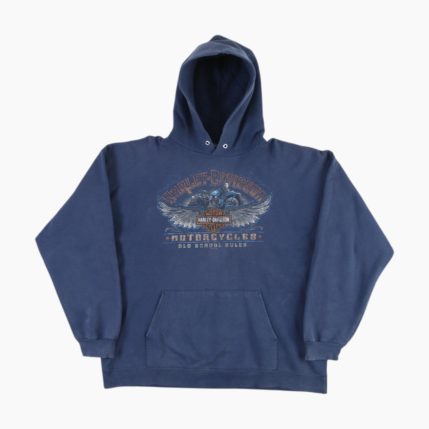 'Old School Rules' Hooded Sweatshirt