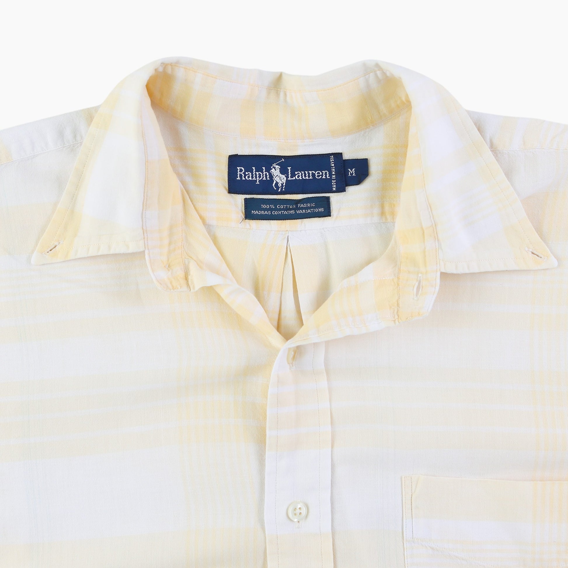 Vintage Shirt - Yellow Check