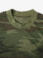 Single Stitch Woodland Camouflage Ringer T-Shirt