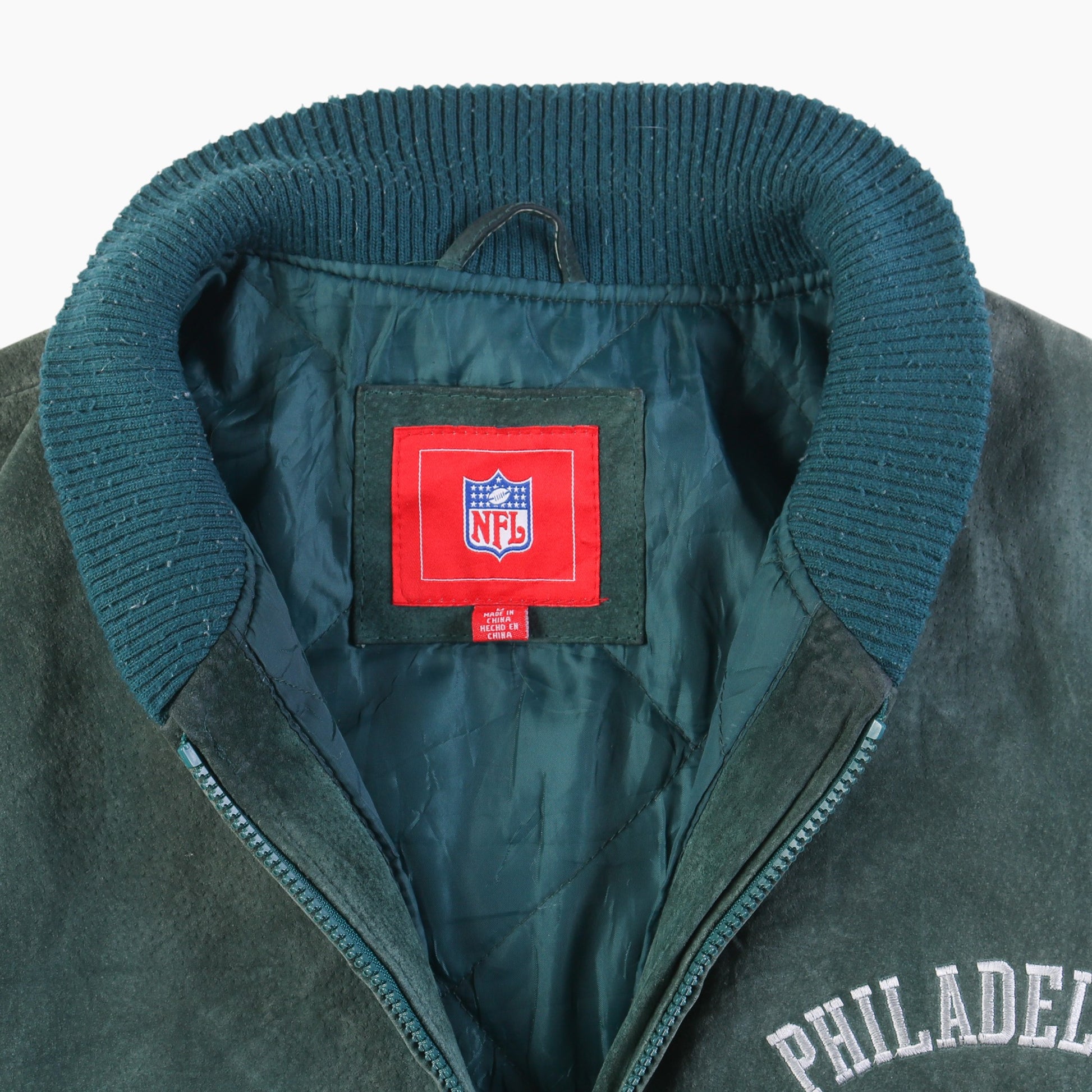 Philadelphia Eagles Suede Varsity Jacket