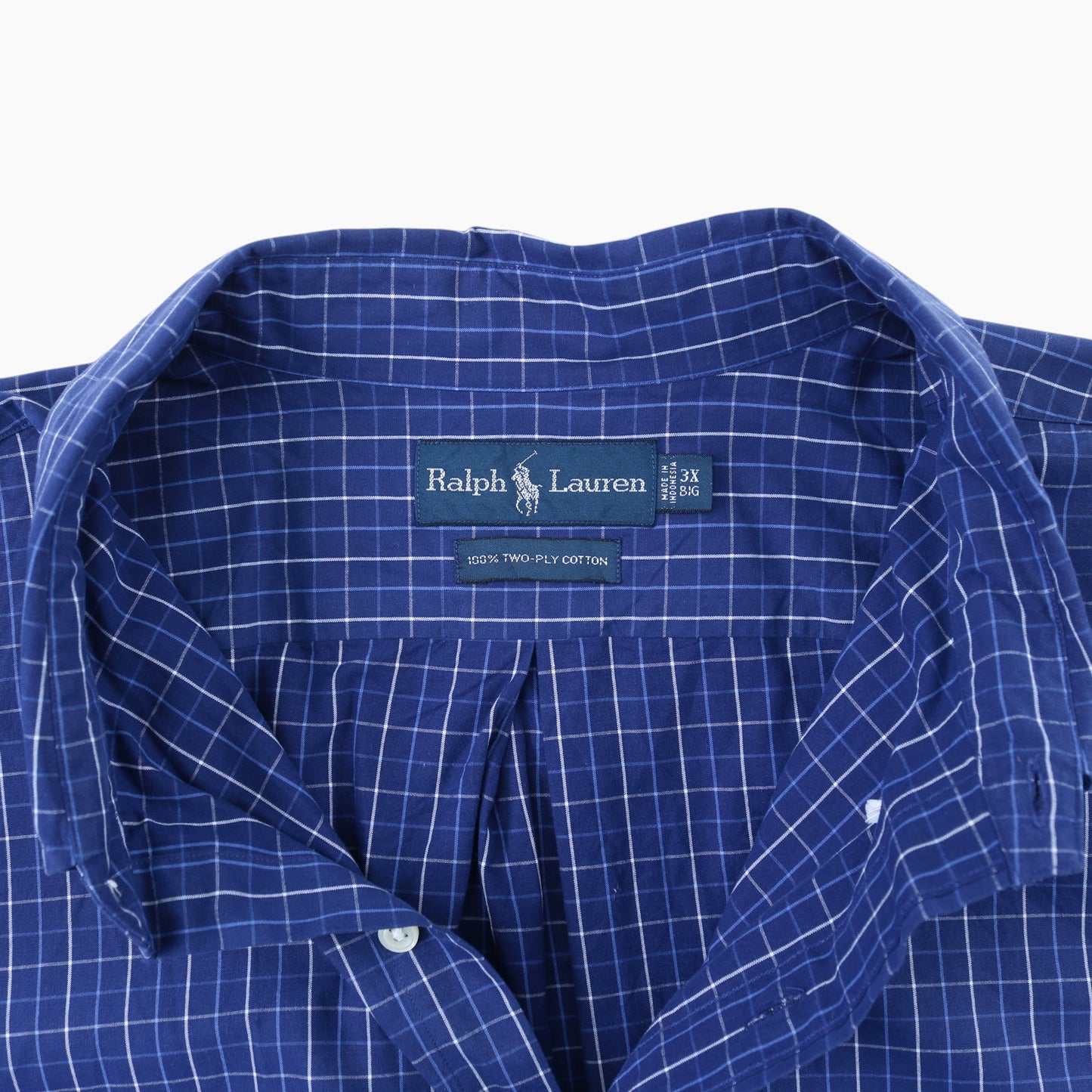 Vintage Shirt - Blue Check