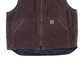 Lined Vest - Brown