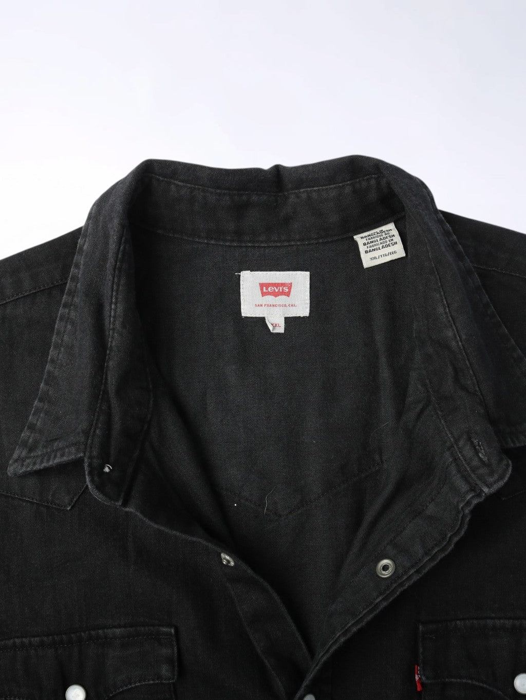 Western Denim Shirt - Black