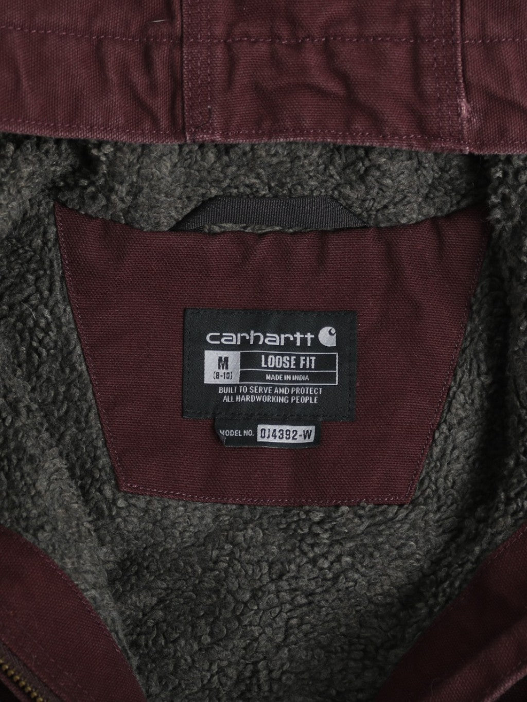 Active Hooded Jacket - Burgundy
