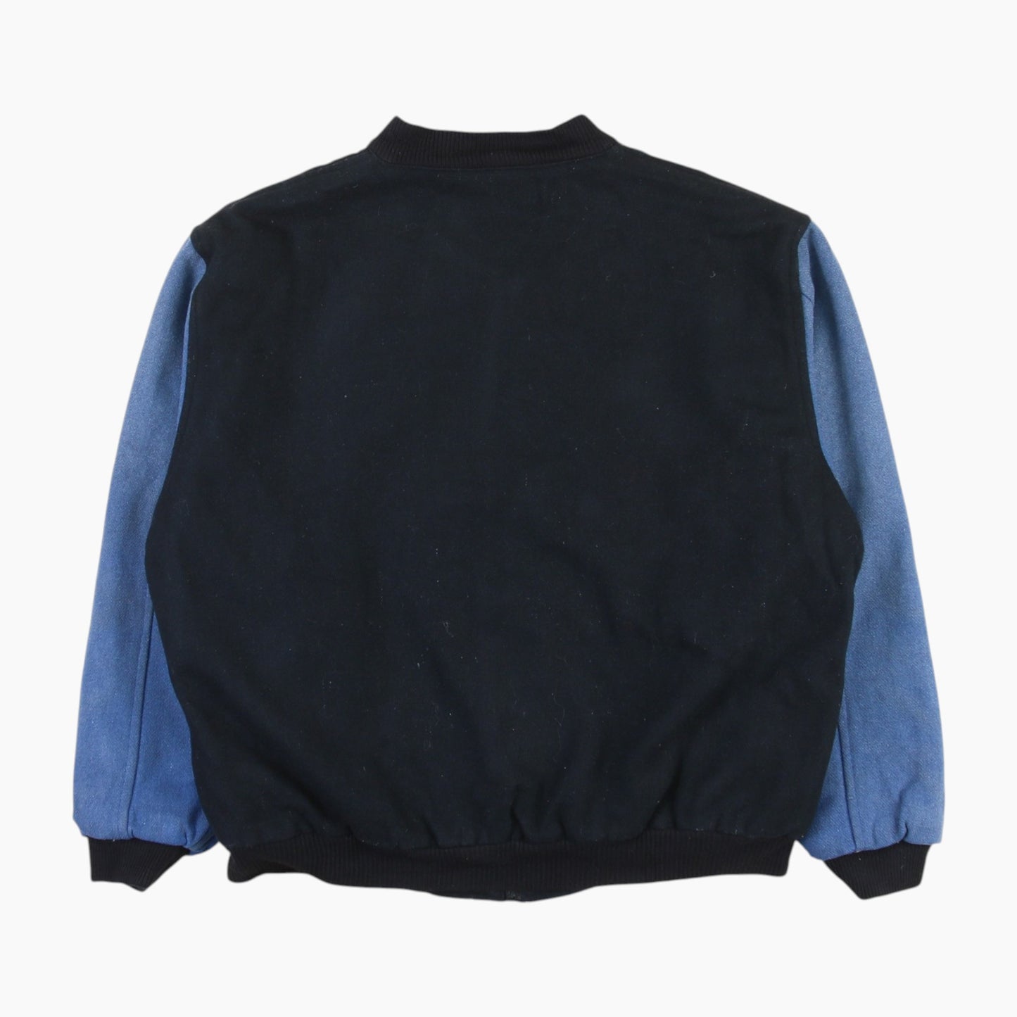 Vintage Varsity 'CAB' Bomber Jacket - Black