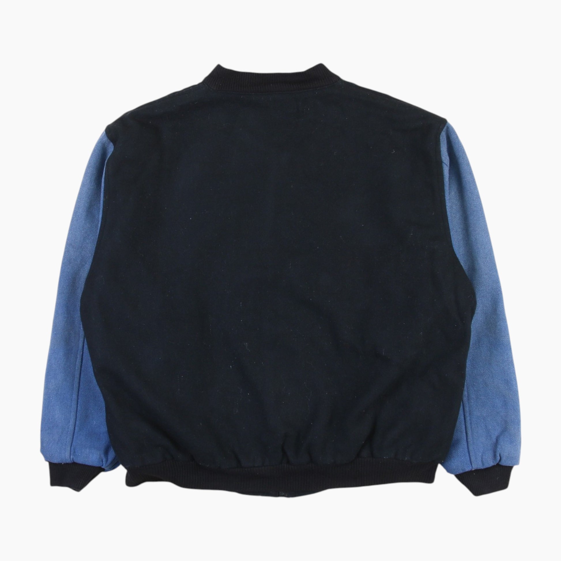 Vintage Varsity 'CAB' Bomber Jacket - Black