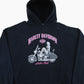 'Motor Club' Hooded Sweatshirt - Black