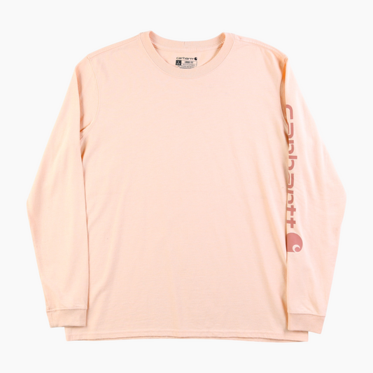 Long Sleeve Graphic T-shirt - Peach