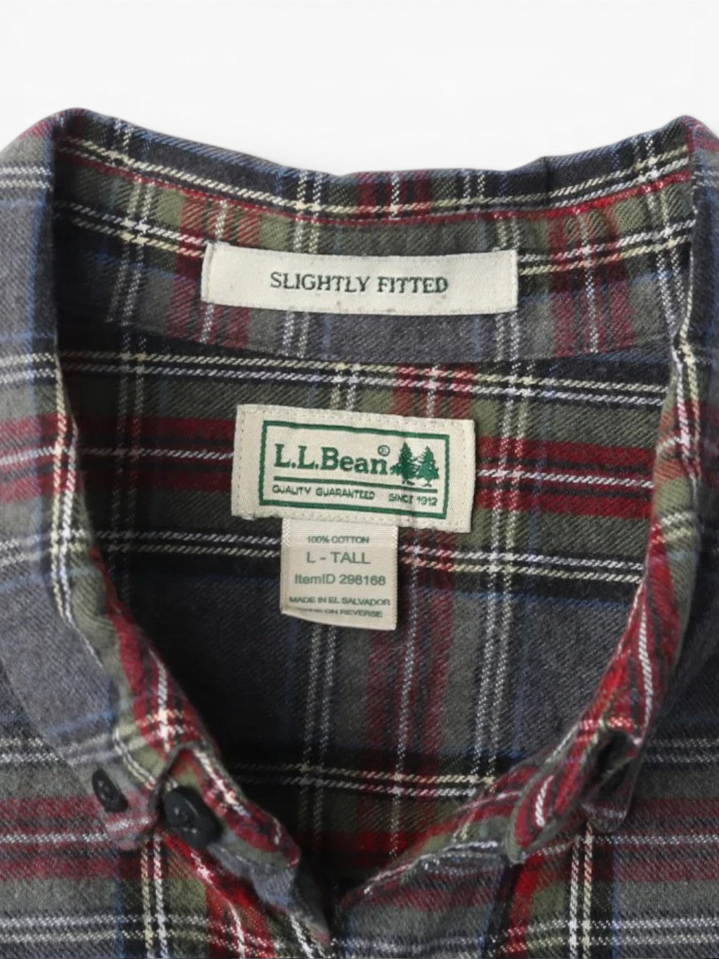 Vintage Flannel Shirt - Grey Check