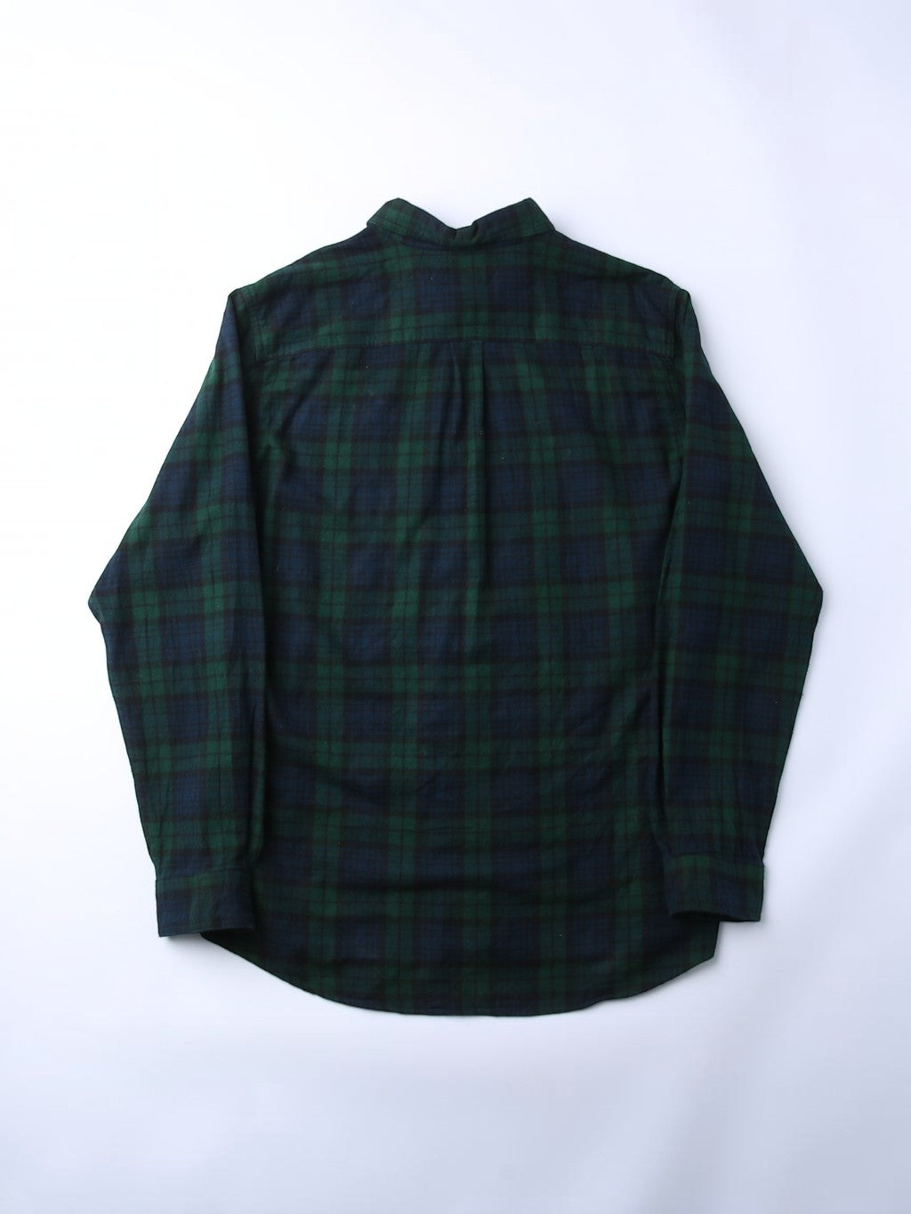 Vintage Flannel Shirt - Green Check