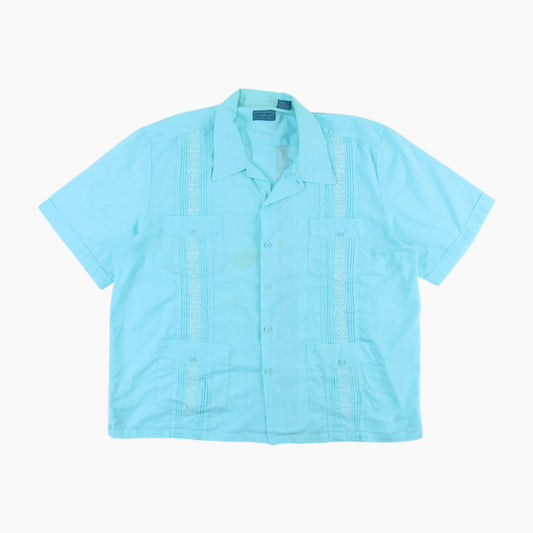 Vintage Cuban Guayabera Shirt