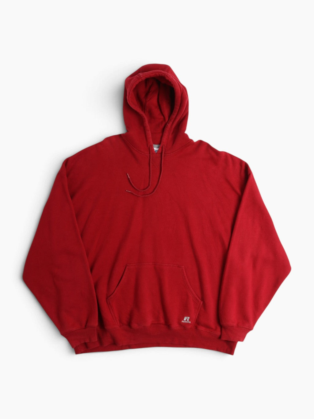 Vintage Hooded Sweatshirt - Red