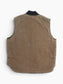 Lined Vest - Brown