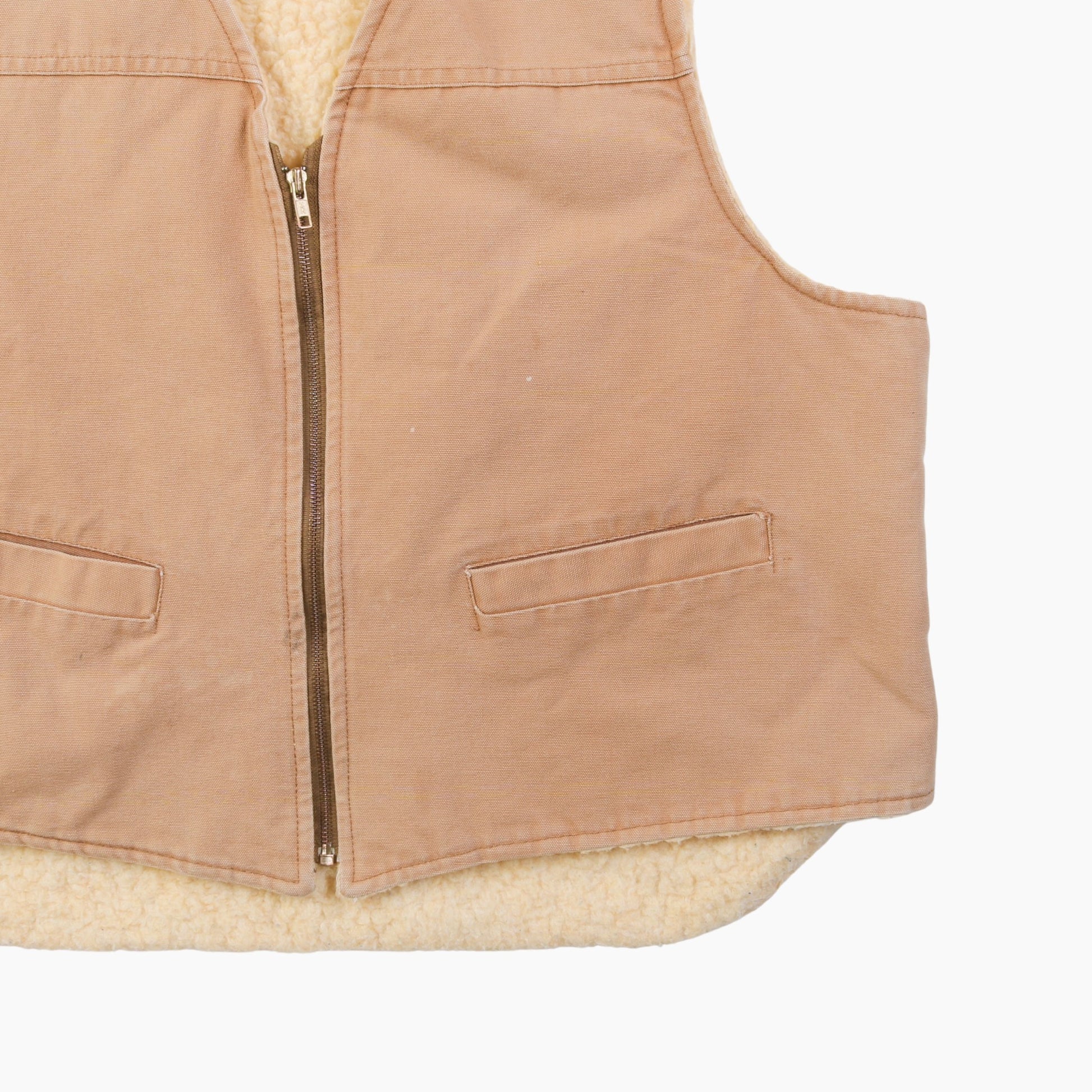 Lined Vest - Washed Sand - American Madness