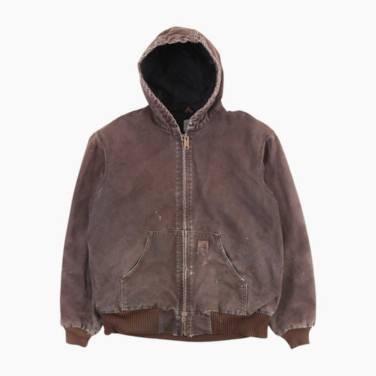 Hooded Active Jacket - Brown