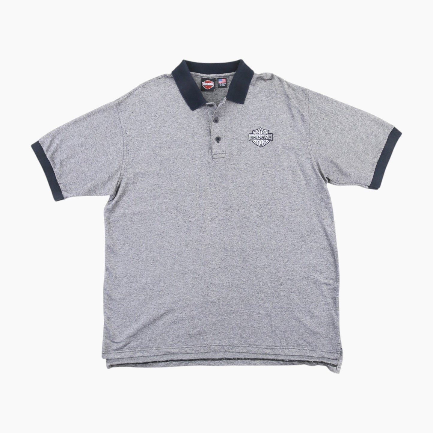 'Embroidered Shield Logo' Polo Shirt