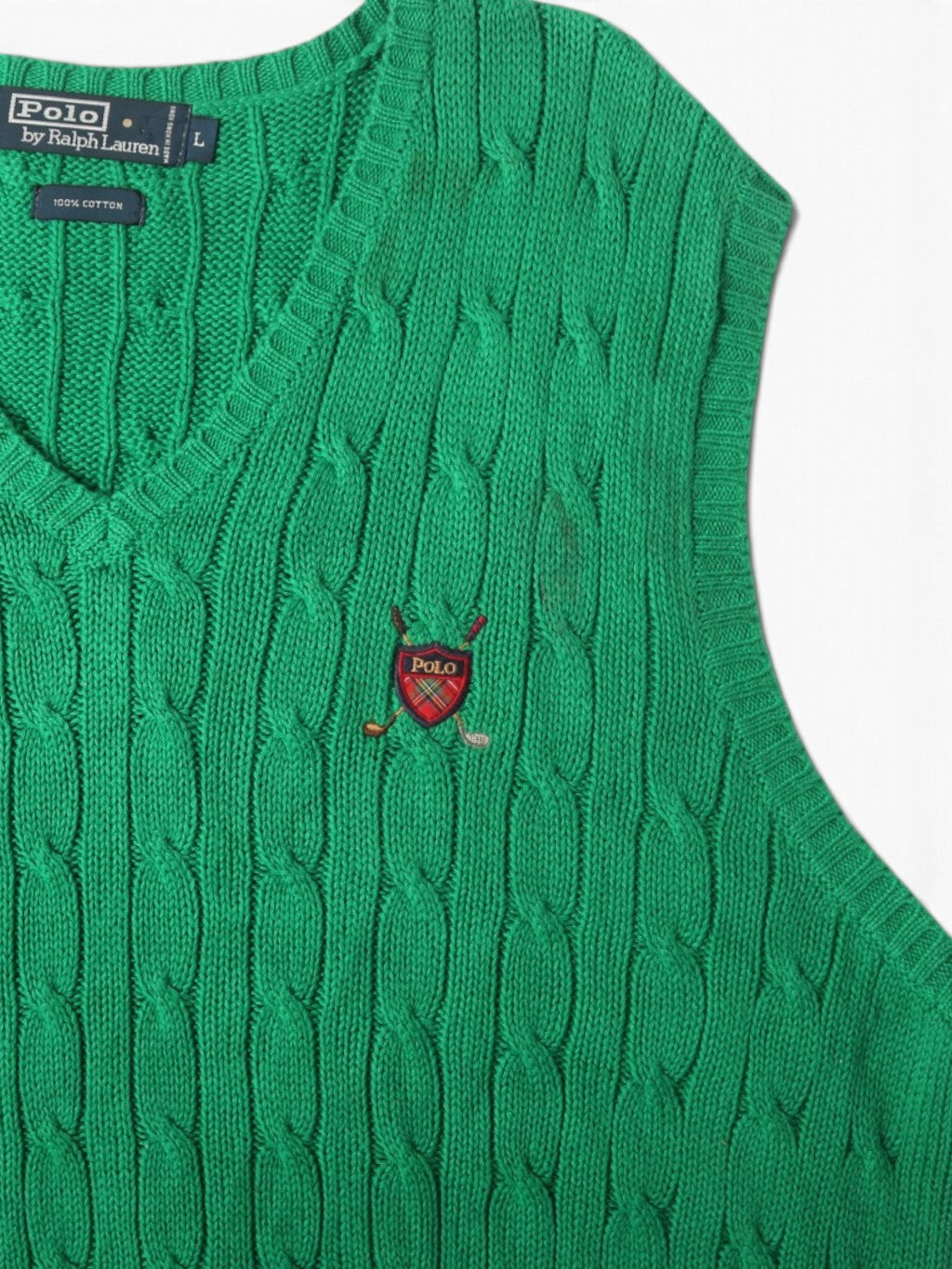 Polo Golf Cable Knit Vest