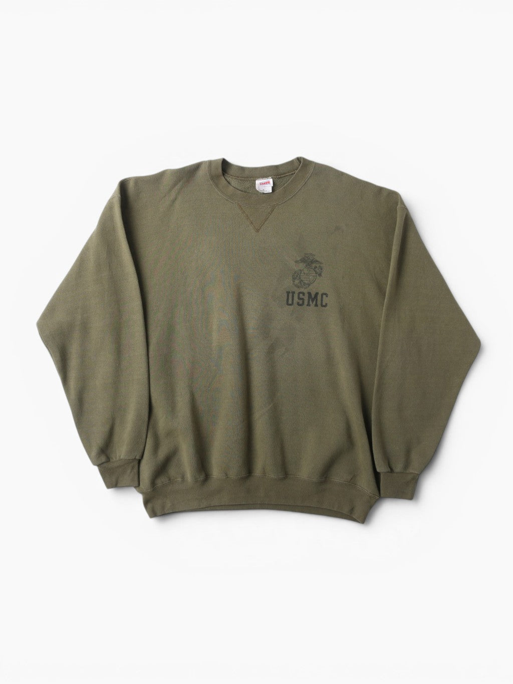 'USMC' Zipped Hooded Sweatshirt