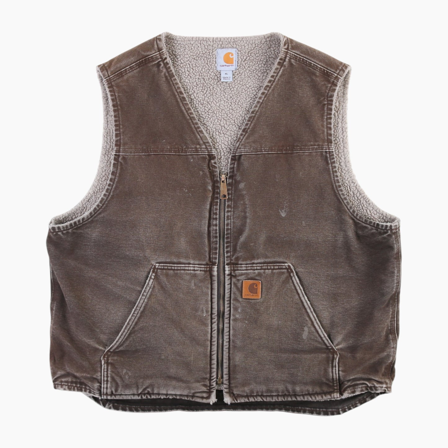 Lined Vest - Brown
