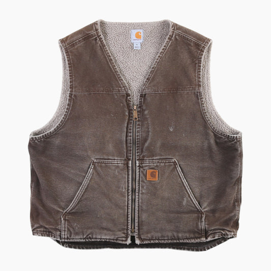 Lined Vest - Brown