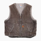 Lined Vest - Brown