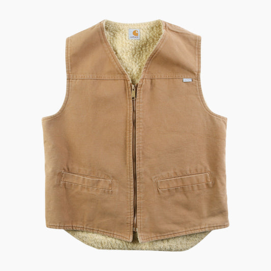 Lined Vest - Brown