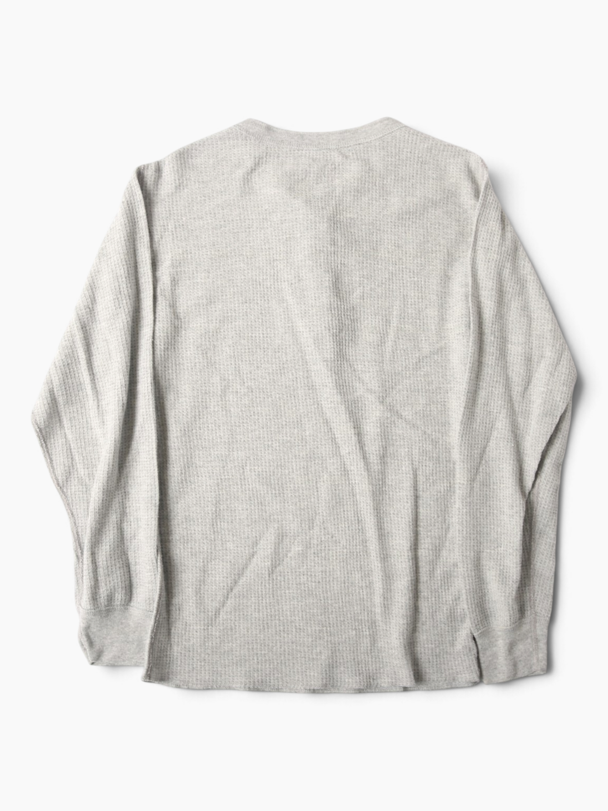 'Hanes' Waffle Henley Thermal