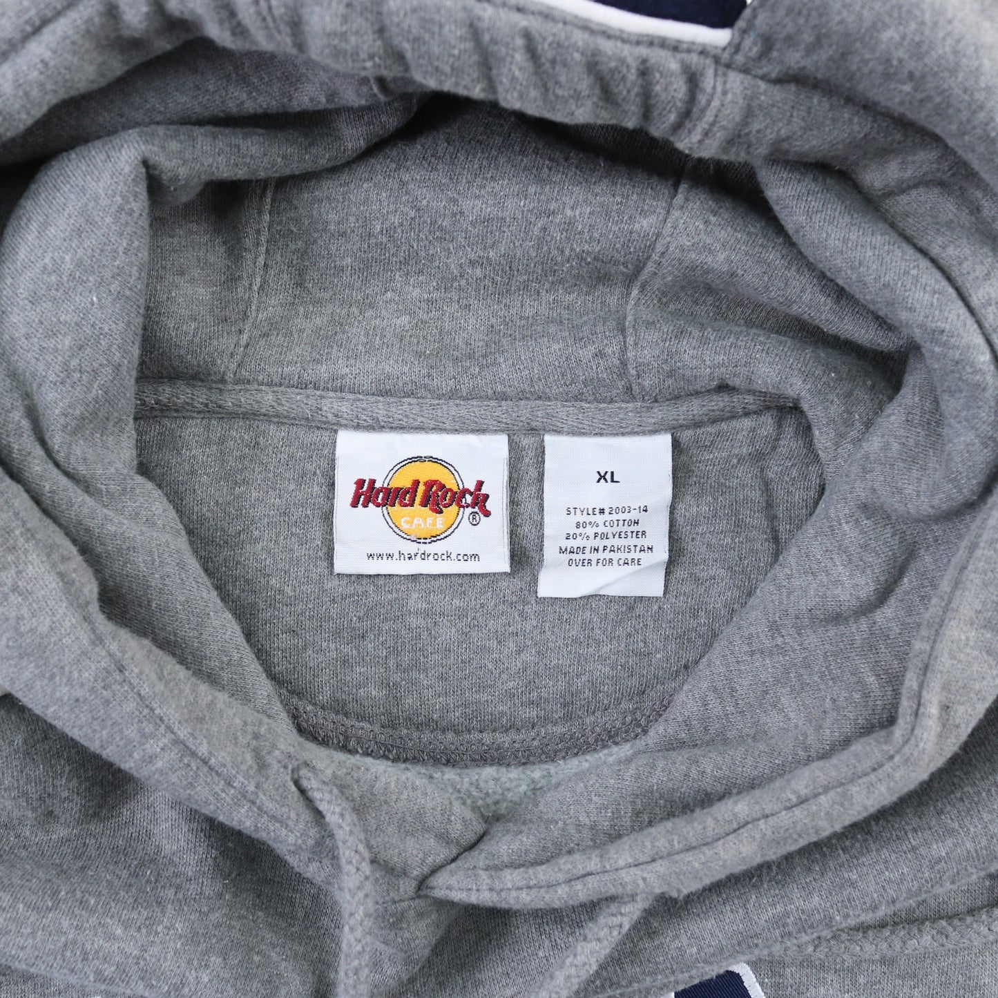 Hard Rock 'Las Vegas' Hooded Sweatshirt - Grey