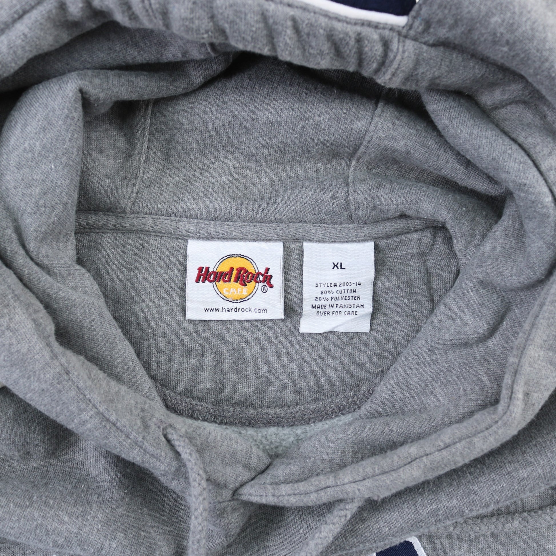 Hard Rock 'Las Vegas' Hooded Sweatshirt - Grey