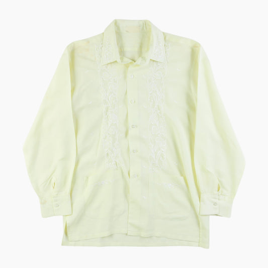 Vintage Cuban Guayabera Shirt