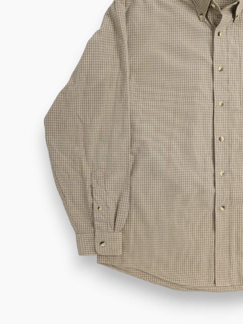 Vintage Shirt - Beige Check