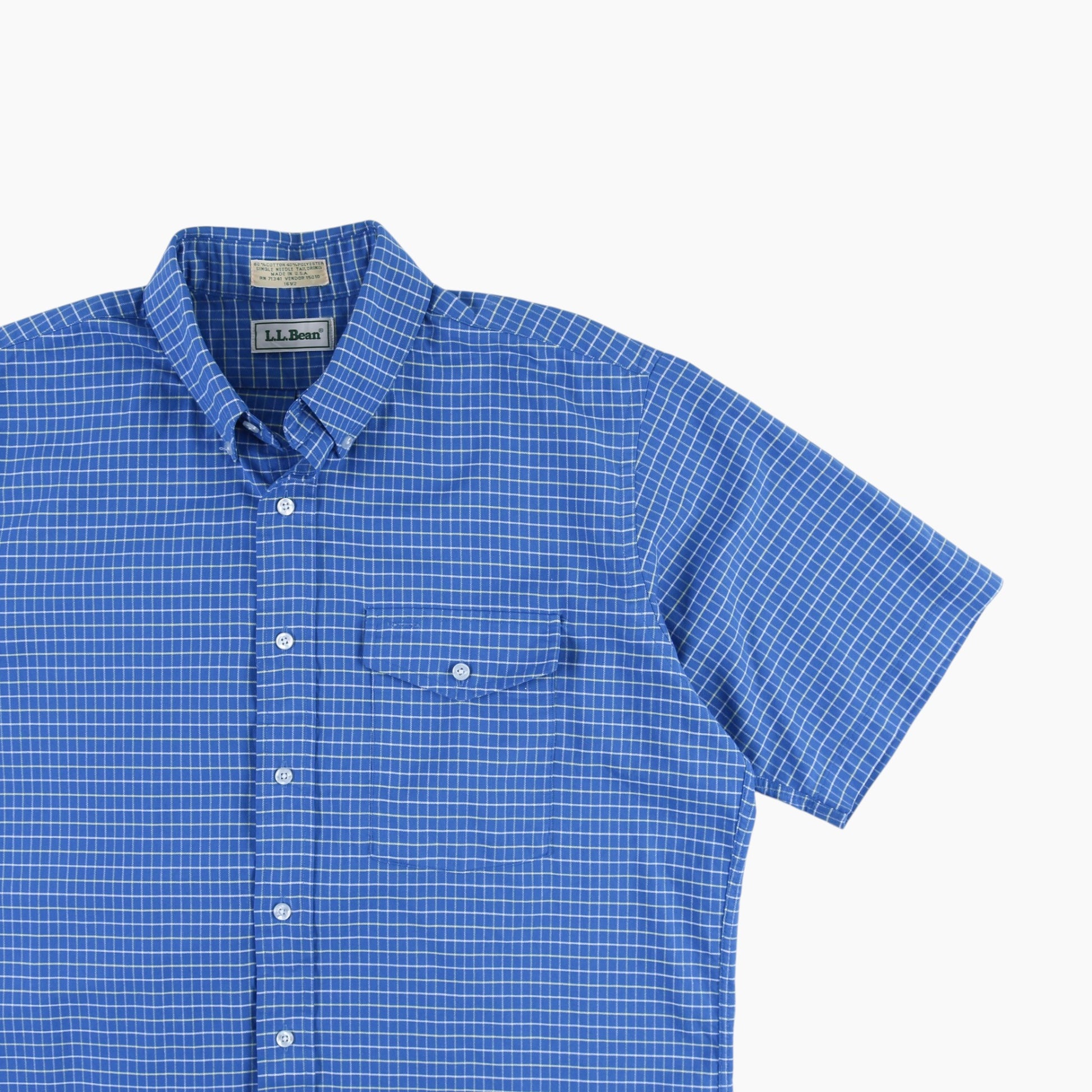 Vintage Shirt - Blue Check