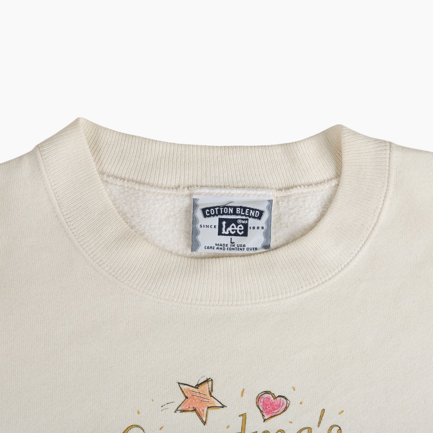 'Grandma's Rules' Sweatshirt - Cream