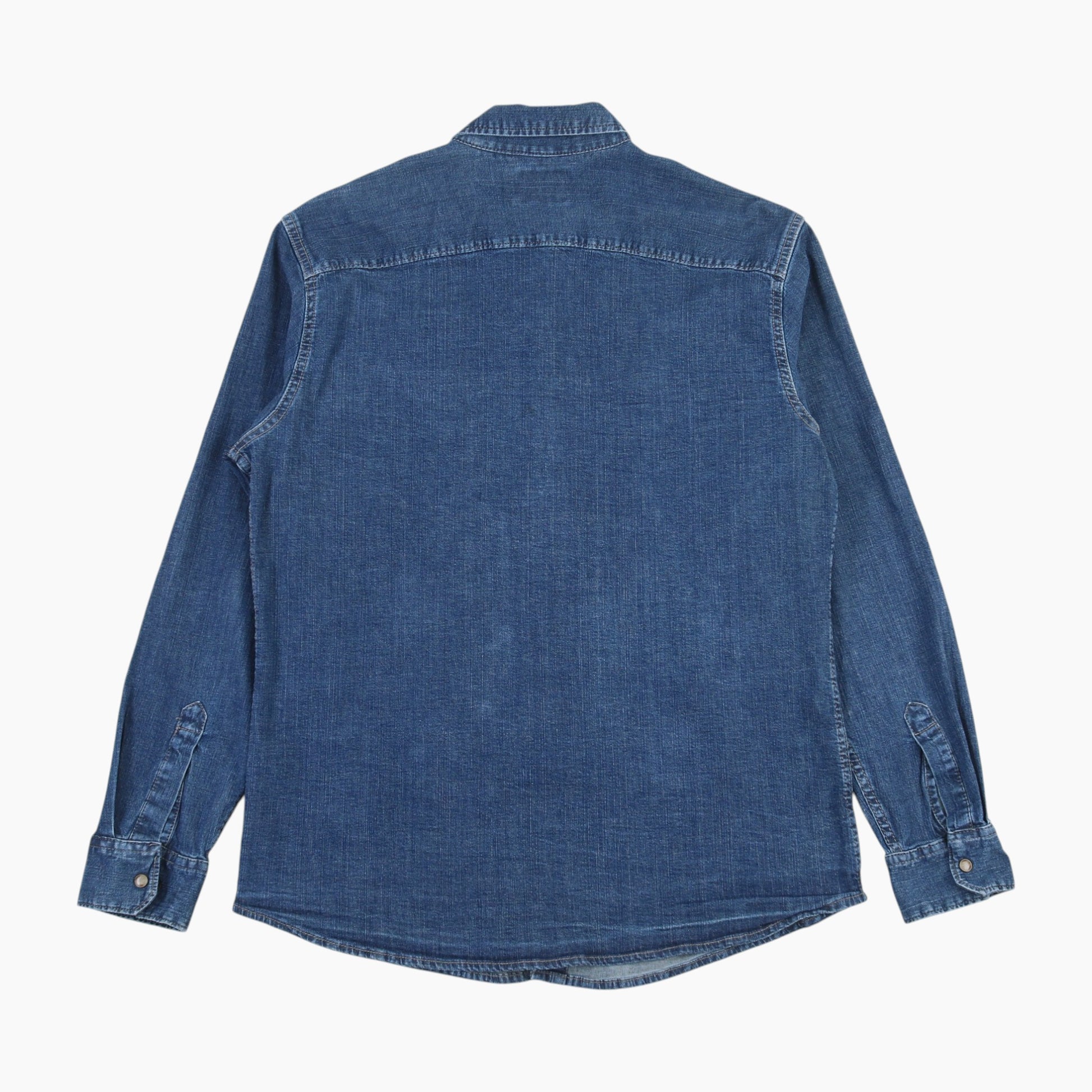Western Denim Shirt - Blue