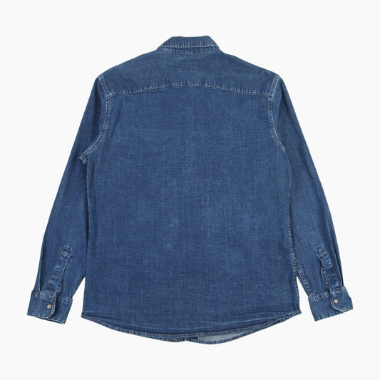 Western Denim Shirt - Blue