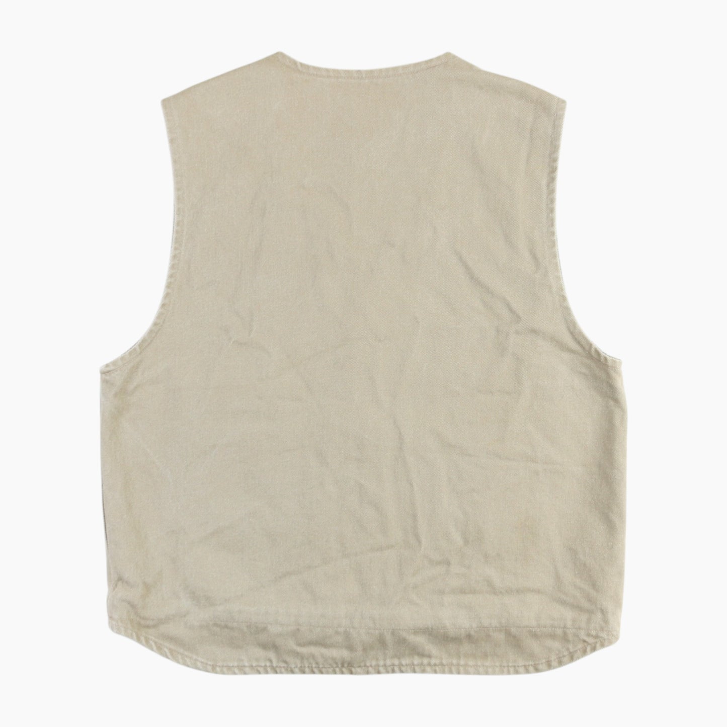 Lined Vest - Beige