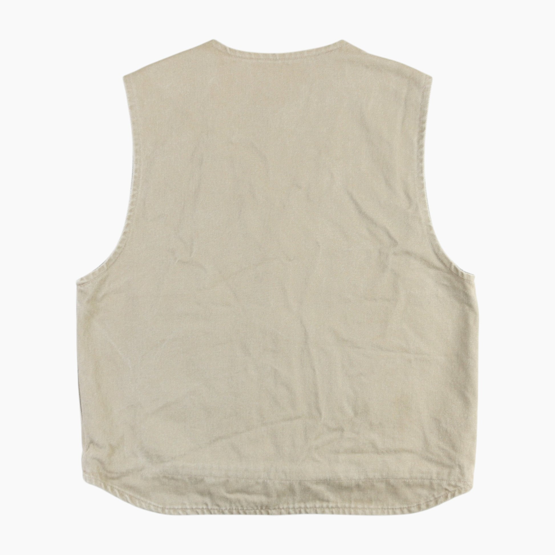 Lined Vest - Beige