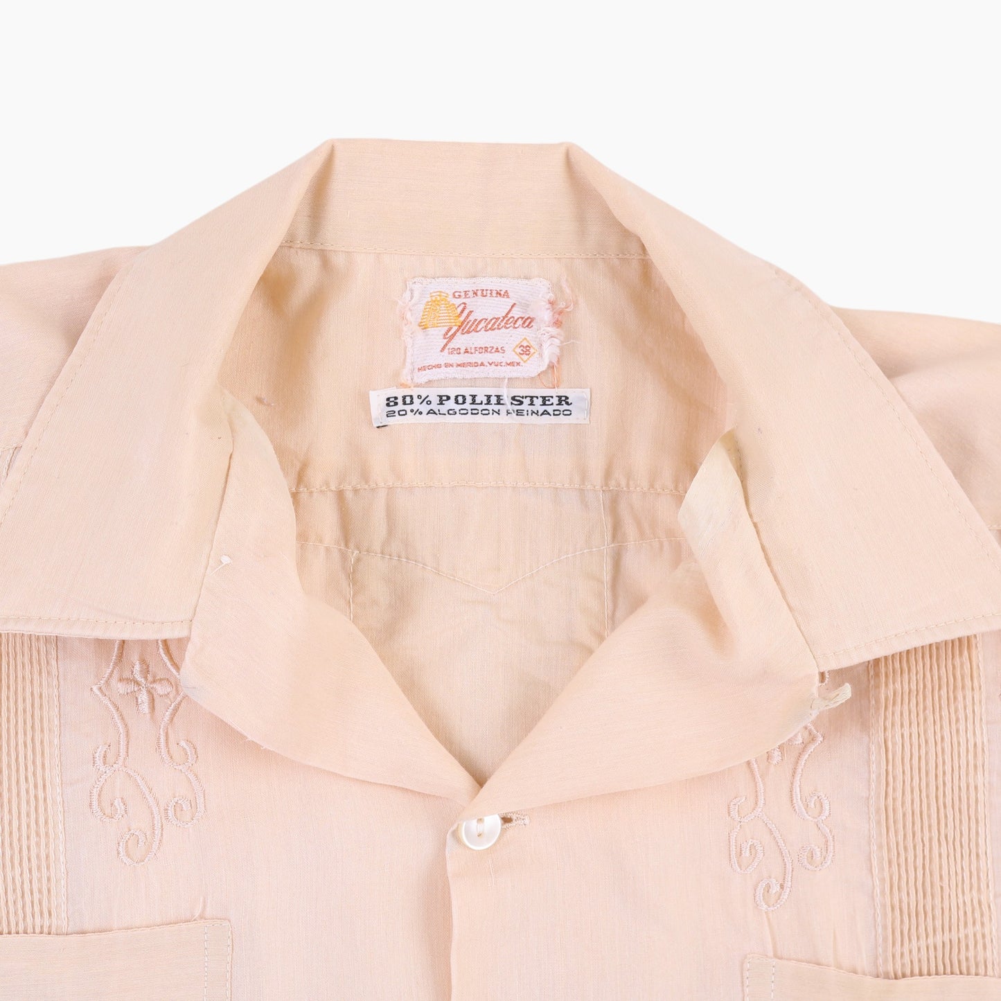Vintage Cuban Guayabera Shirt