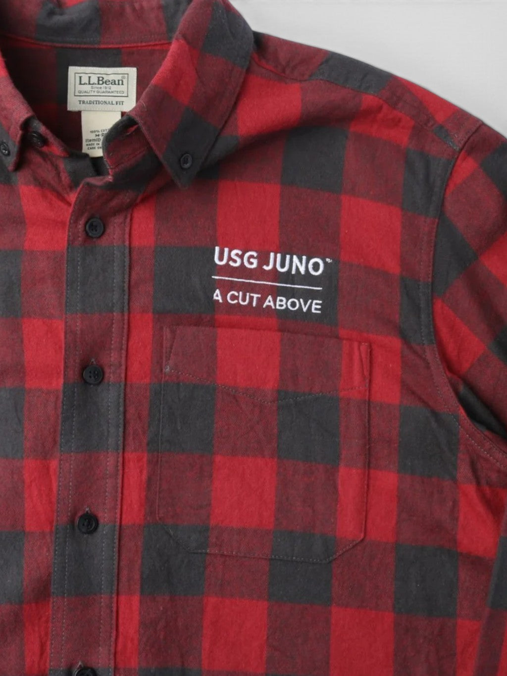 Vintage Flannel Shirt - Red Check